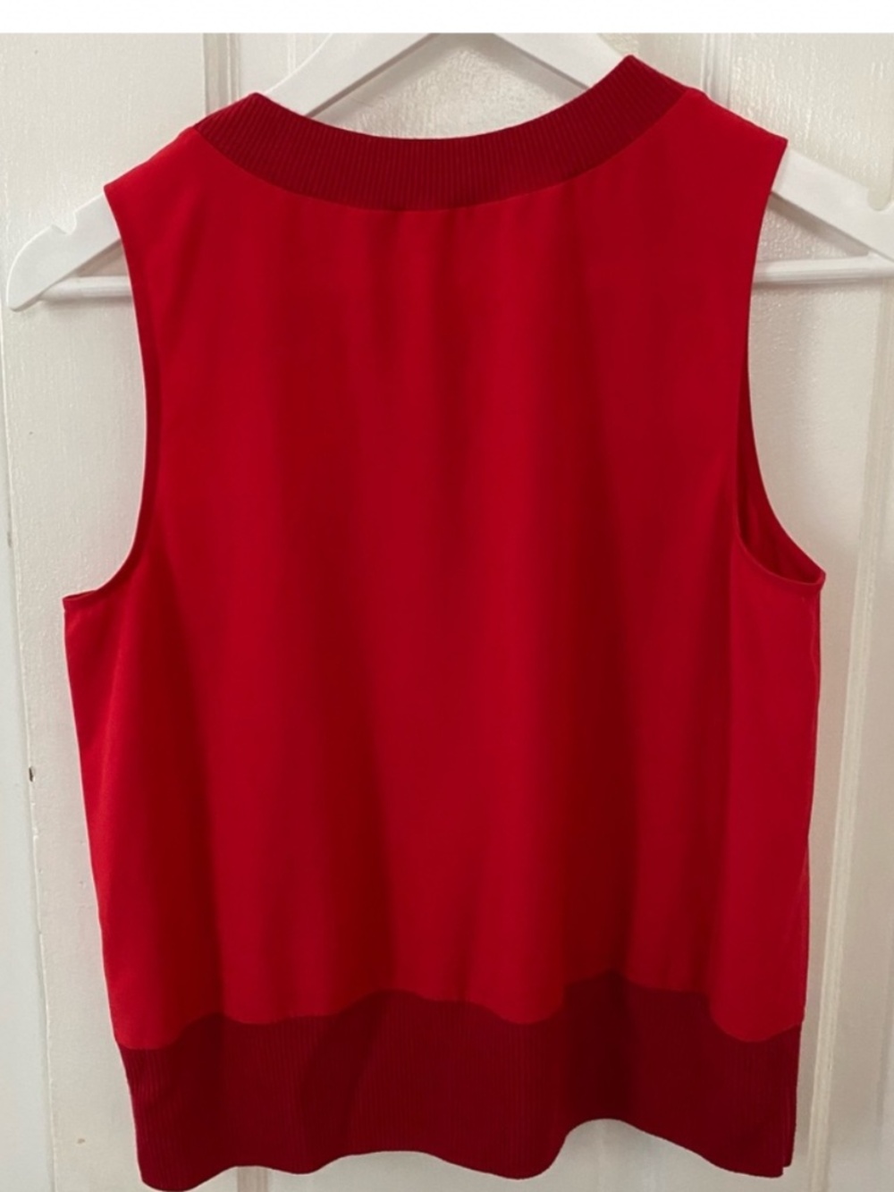 Athleta Zephyr Shell Tank Red - Picture 3 of 4